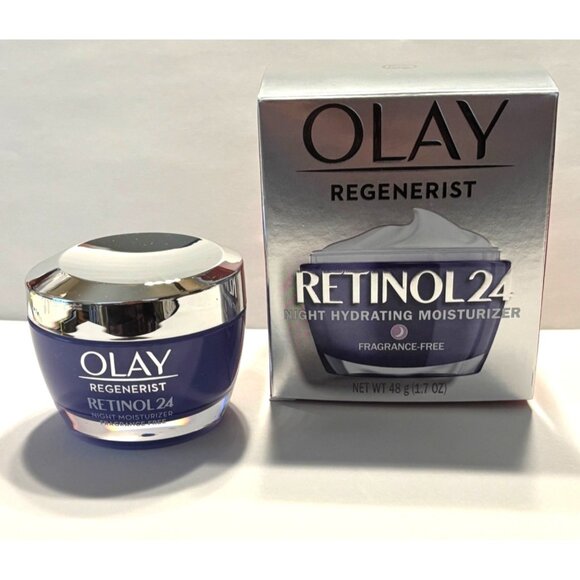 Olay Regenerist Retinol 24 Night‎ Moisturizer with 1 Week of Whip Moisturizer - Picture 1 of 7